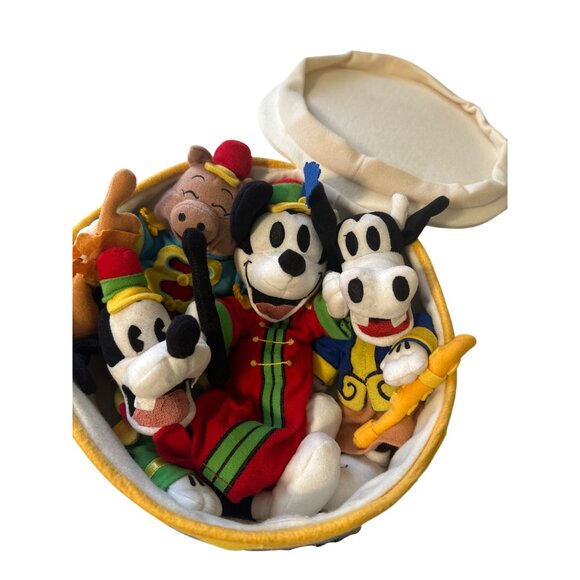Disney Store Silly Symphonies The Band Concert 1935 Plush Set With Storage Drum - Picture 4 of 5